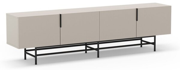Krem TV komoda 200x54,5 cm Eldia – Marckeric