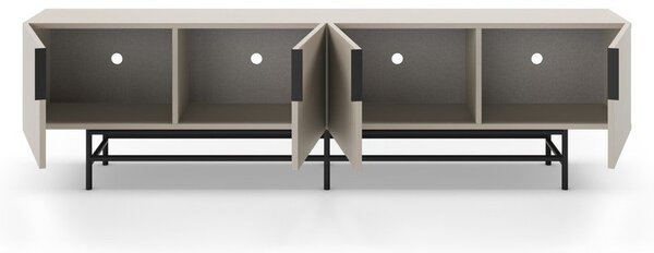 Krem TV komoda 200x54,5 cm Eldia – Marckeric