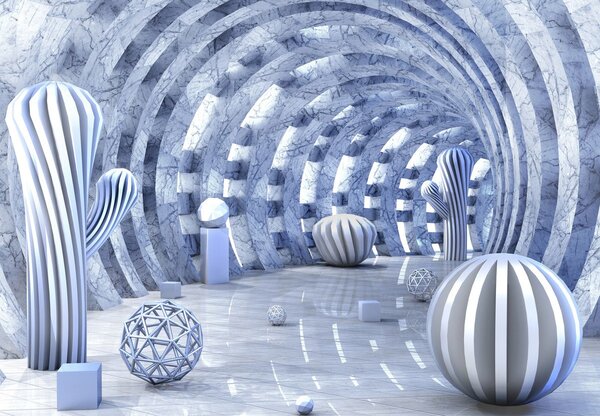 Foto tapeta - 3D apstrakcija (147x102 cm)