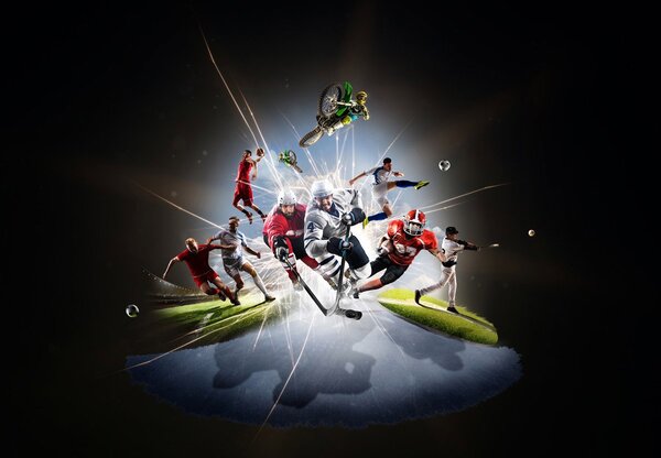 Foto tapeta - Sportaši (147x102 cm)