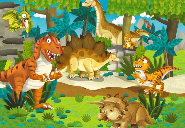 Foto tapeta - Dinosauri (147x102 cm)
