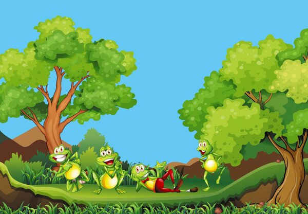 Foto tapeta - Žabe (147x102 cm)