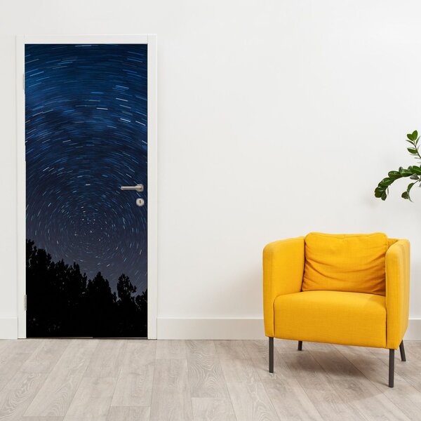Foto tapeta za vrata - Noćno nebo (95x205cm)