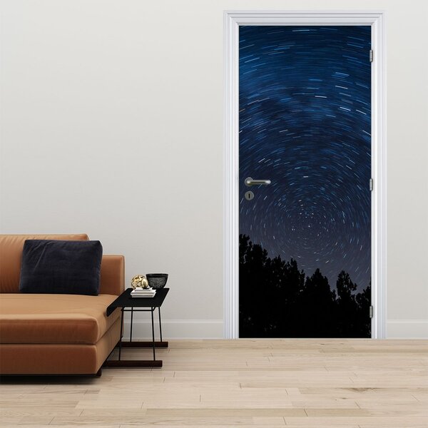 Foto tapeta za vrata - Noćno nebo (95x205cm)