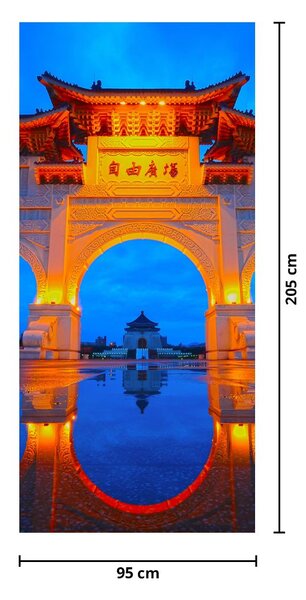 Foto tapeta za vrata - Tajvan (95x205cm)