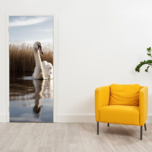 Foto tapeta za vrata - Labud (95x205cm)