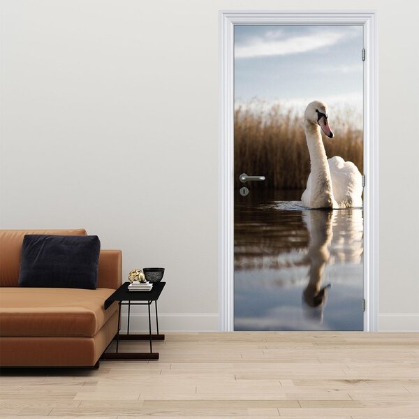 Foto tapeta za vrata - Labud (95x205cm)