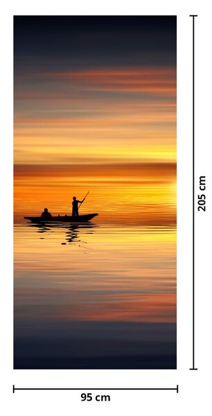 Foto tapeta za vrata - Vožnja čamcem (95x205cm)