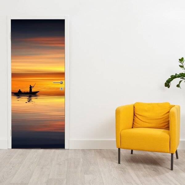 Foto tapeta za vrata - Vožnja čamcem (95x205cm)