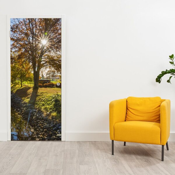 Foto tapeta za vrata - Vodeni kanal (95x205cm)