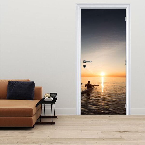 Foto tapeta za vrata - Kajak na moru (95x205cm)