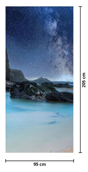 Foto tapeta za vrata - Plaža (95x205cm)
