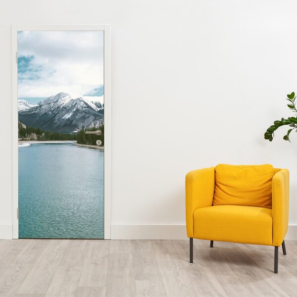 Foto tapeta za vrata - Planinski krajolik (95x205cm)