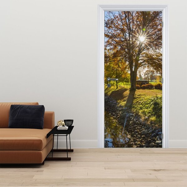 Foto tapeta za vrata - Vodeni kanal (95x205cm)