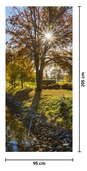 Foto tapeta za vrata - Vodeni kanal (95x205cm)