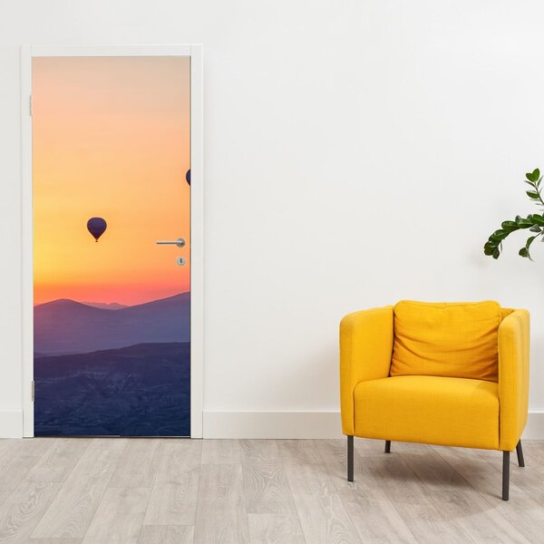 Foto tapeta za vrata - Baloni na vrući zrak (95x205cm)