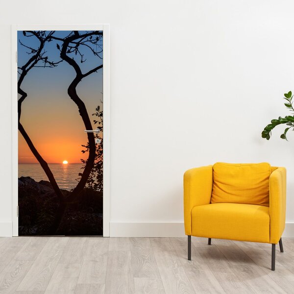 Foto tapeta za vrata - Zalazak sunca (95x205cm)