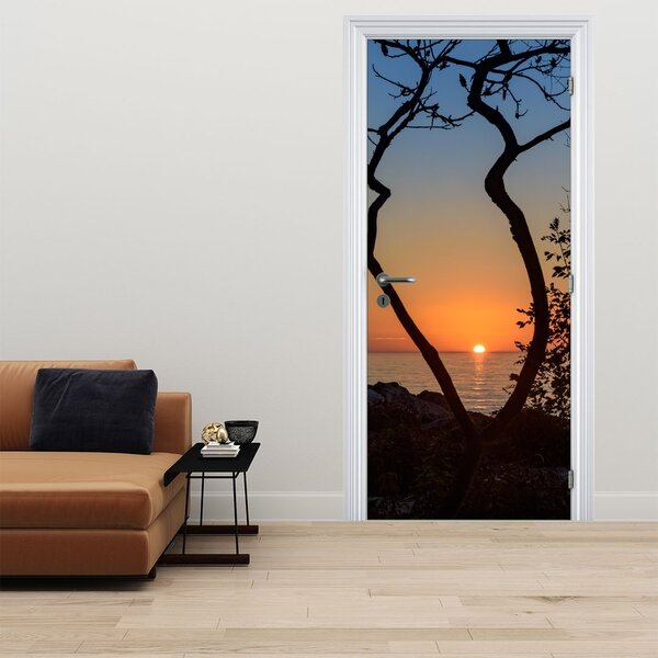 Foto tapeta za vrata - Zalazak sunca (95x205cm)