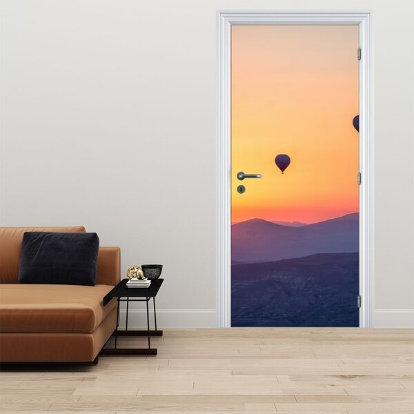 Foto tapeta za vrata - Baloni na vrući zrak (95x205cm)