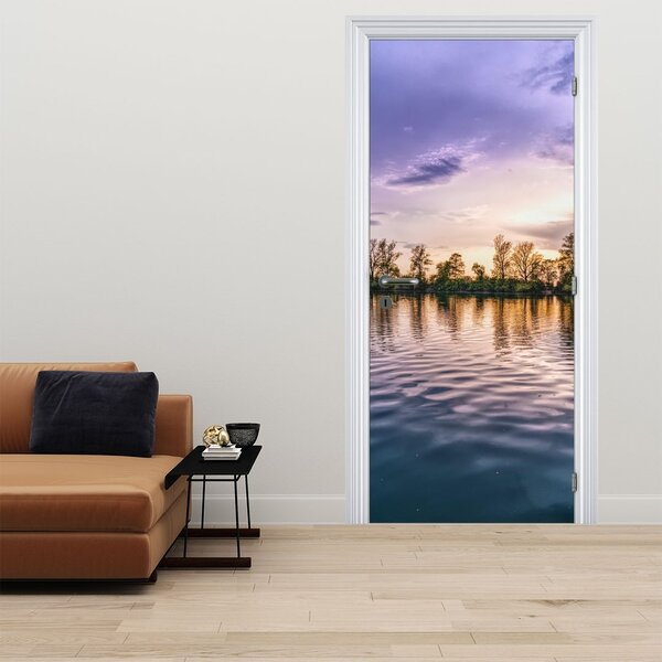 Foto tapeta za vrata - Jezero (95x205cm)