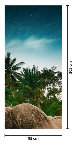 Foto tapeta za vrata - Palme (95x205cm)