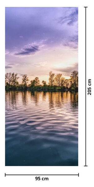 Foto tapeta za vrata - Jezero (95x205cm)