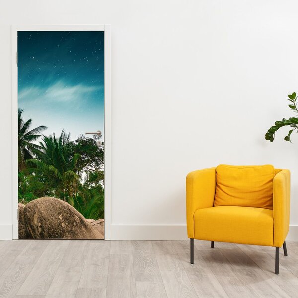 Foto tapeta za vrata - Palme (95x205cm)