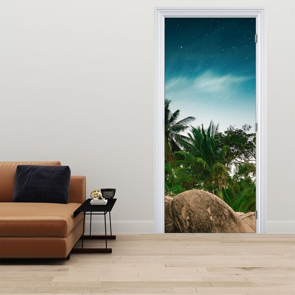 Foto tapeta za vrata - Palme (95x205cm)