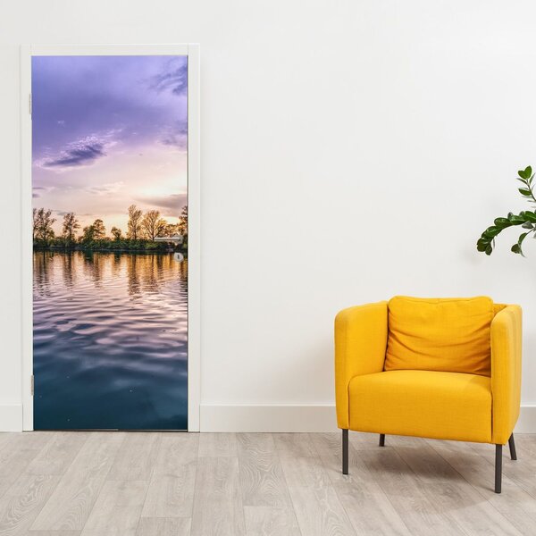 Foto tapeta za vrata - Jezero (95x205cm)