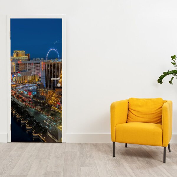Foto tapeta za vrata - Las Vegas (95x205cm)