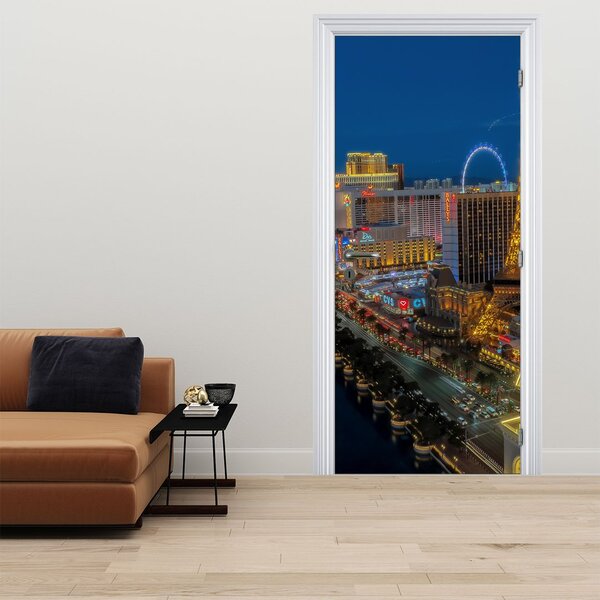 Foto tapeta za vrata - Las Vegas (95x205cm)