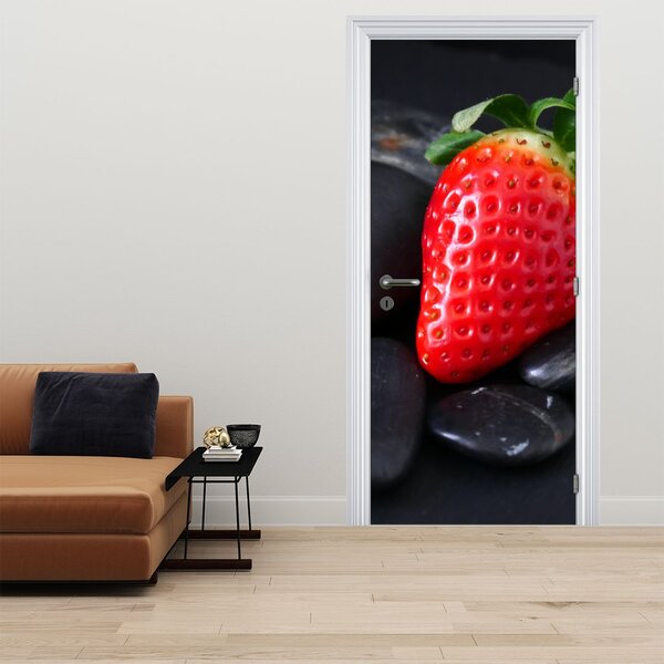 Foto tapeta za vrata - Jagoda (95x205cm)