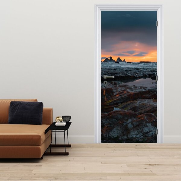 Foto tapeta za vrata - Pejzaž na Novom Zelandu (95x205cm)