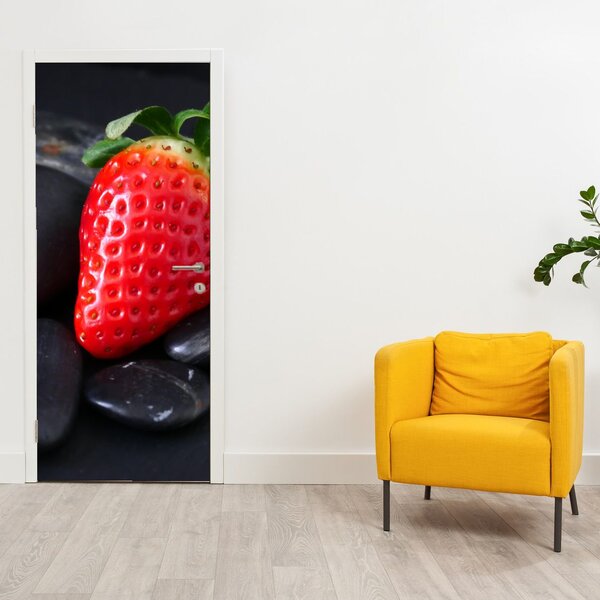Foto tapeta za vrata - Jagoda (95x205cm)