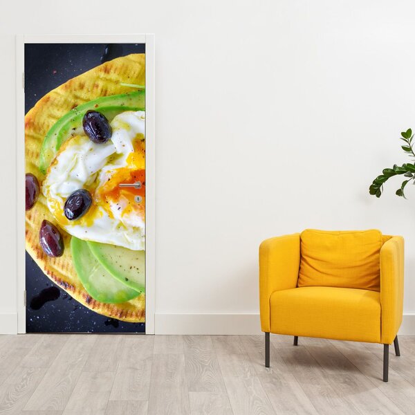 Foto tapeta za vrata - Zdrave palačinke (95x205cm)