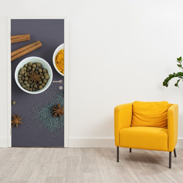 Foto tapeta za vrata - Začini (95x205cm)