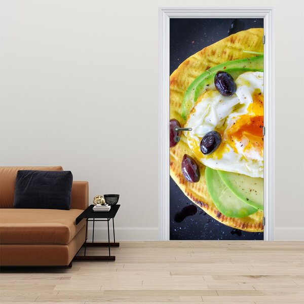 Foto tapeta za vrata - Zdrave palačinke (95x205cm)