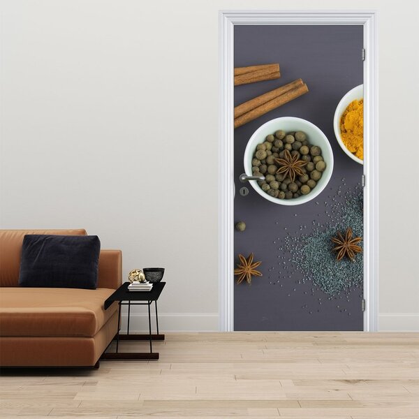 Foto tapeta za vrata - Začini (95x205cm)