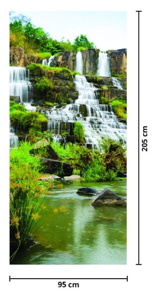 Foto tapeta za vrata - Slapovi (95x205cm)