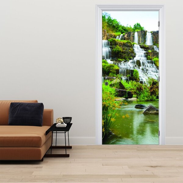 Foto tapeta za vrata - Slapovi (95x205cm)