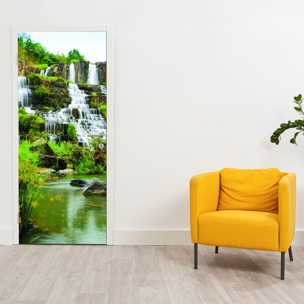 Foto tapeta za vrata - Slapovi (95x205cm)