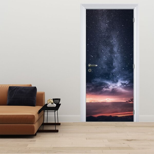 Foto tapeta za vrata - Nebo sa zvijezdama (95x205cm)