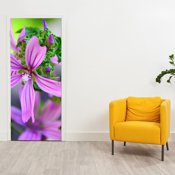 Foto tapeta za vrata - Slika cvijeta izbliza (95x205cm)