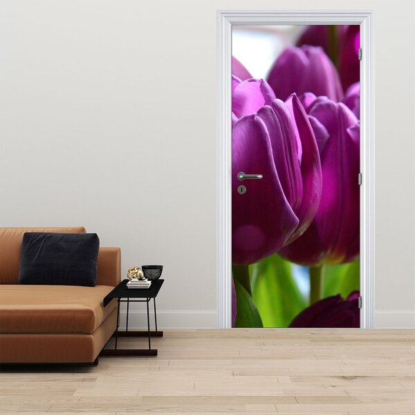 Foto tapeta za vrata - Tulipani (95x205cm)