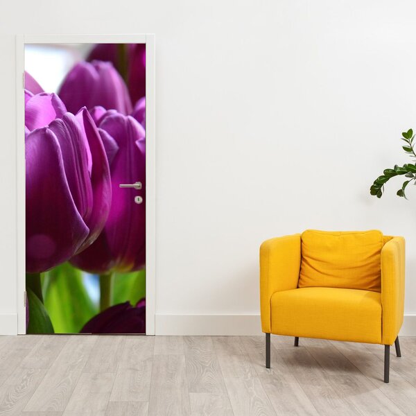 Foto tapeta za vrata - Tulipani (95x205cm)