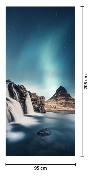 Foto tapeta za vrata - Slapovi (95x205cm)