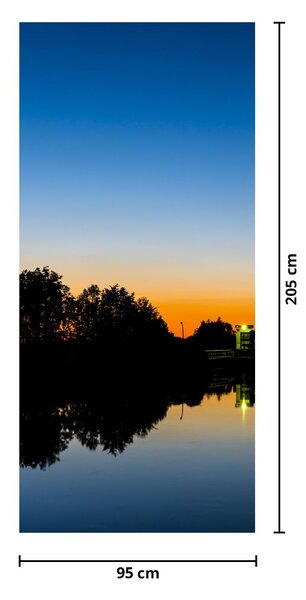 Foto tapeta za vrata - Zalazak sunca (95x205cm)