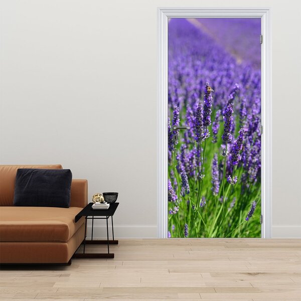 Foto tapeta za vrata - Lavanda (95x205cm)