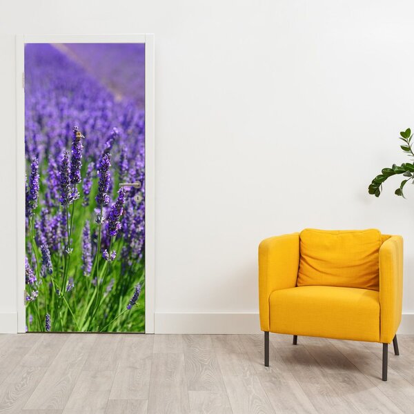 Foto tapeta za vrata - Lavanda (95x205cm)