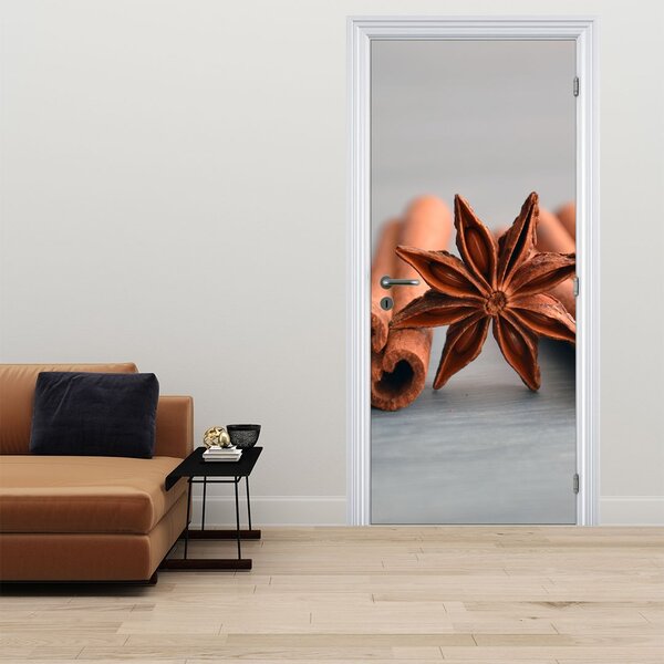 Foto tapeta za vrata - Cimet (95x205cm)